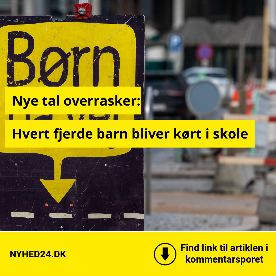 Nye tal overrasker: Hvert fjerde barn bliver kørt i skole