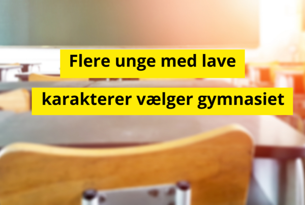 Flere unge går denne vej efter folkeskolen – tallene taler deres tydelige sprog