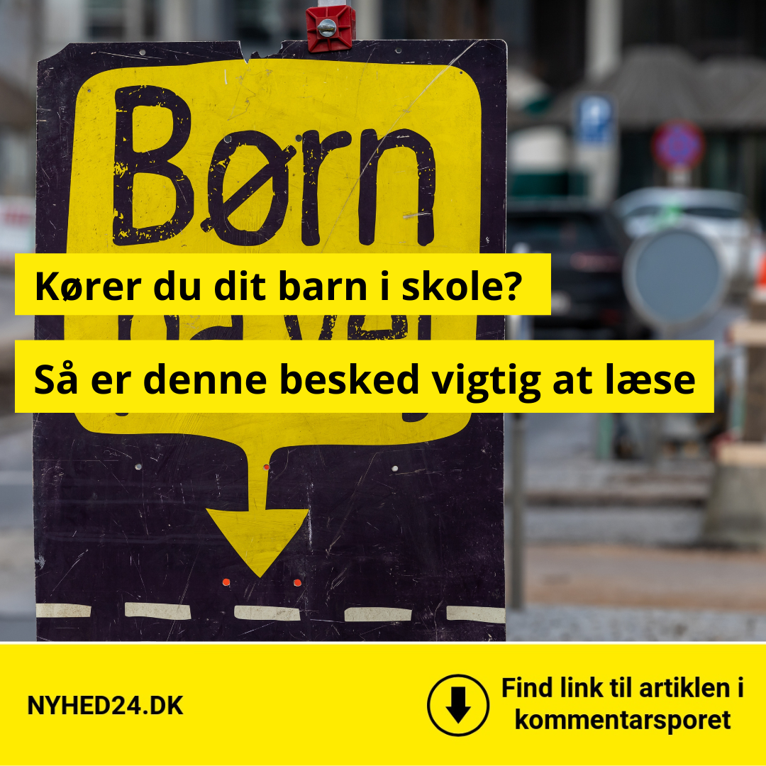 Har du skolebørn? Så bør du læse denne opfordring fra Rådet for Sikker Trafik