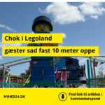 Chok i Legoland: Gæster strandet 10 meter over jorden