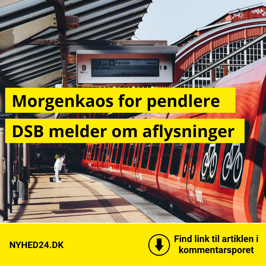 DSB melder om aflysninger: Sådan er togtrafikken påvirket
