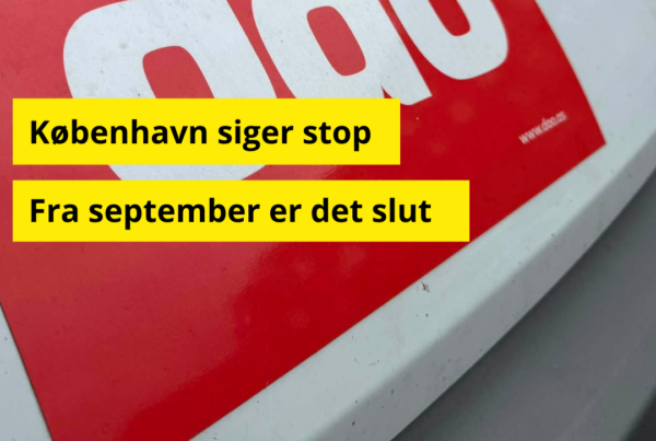København siger stop: Fra september er det slut