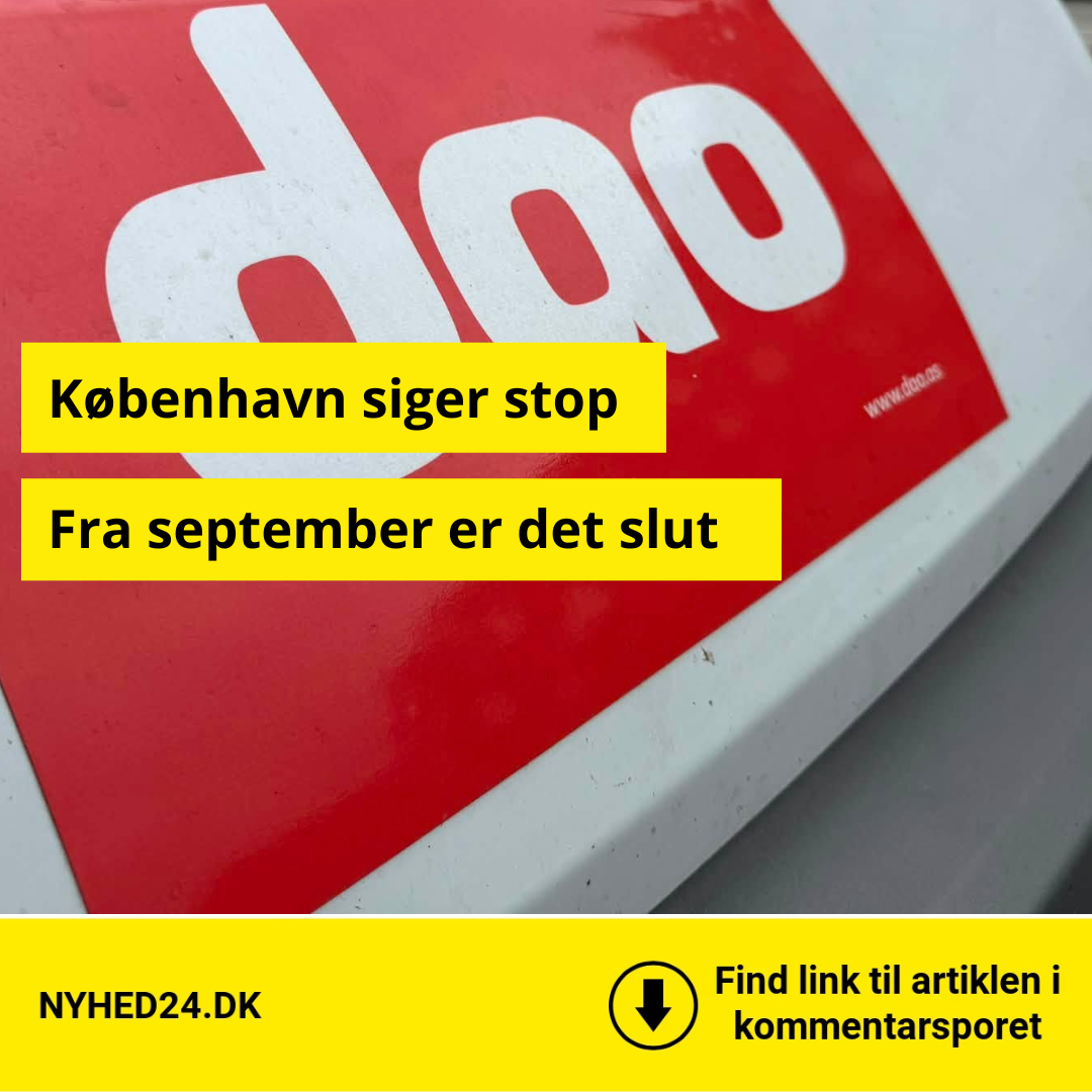 København siger stop: Fra september er det slut