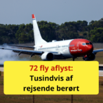 9000 passagerer ramt: Norwegian aflyser 72 fly