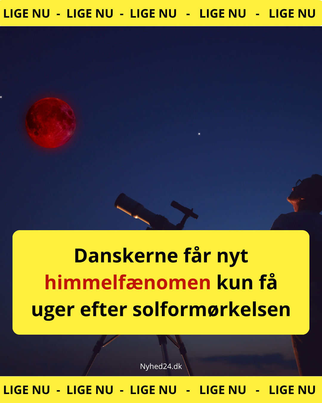 Ny formørkelse på vej – denne gang bliver Månen næsten dækket