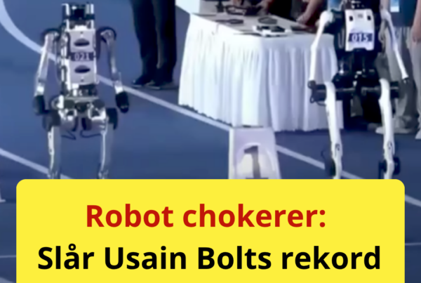 Robot chokerer: Slår Usain Bolts rekord