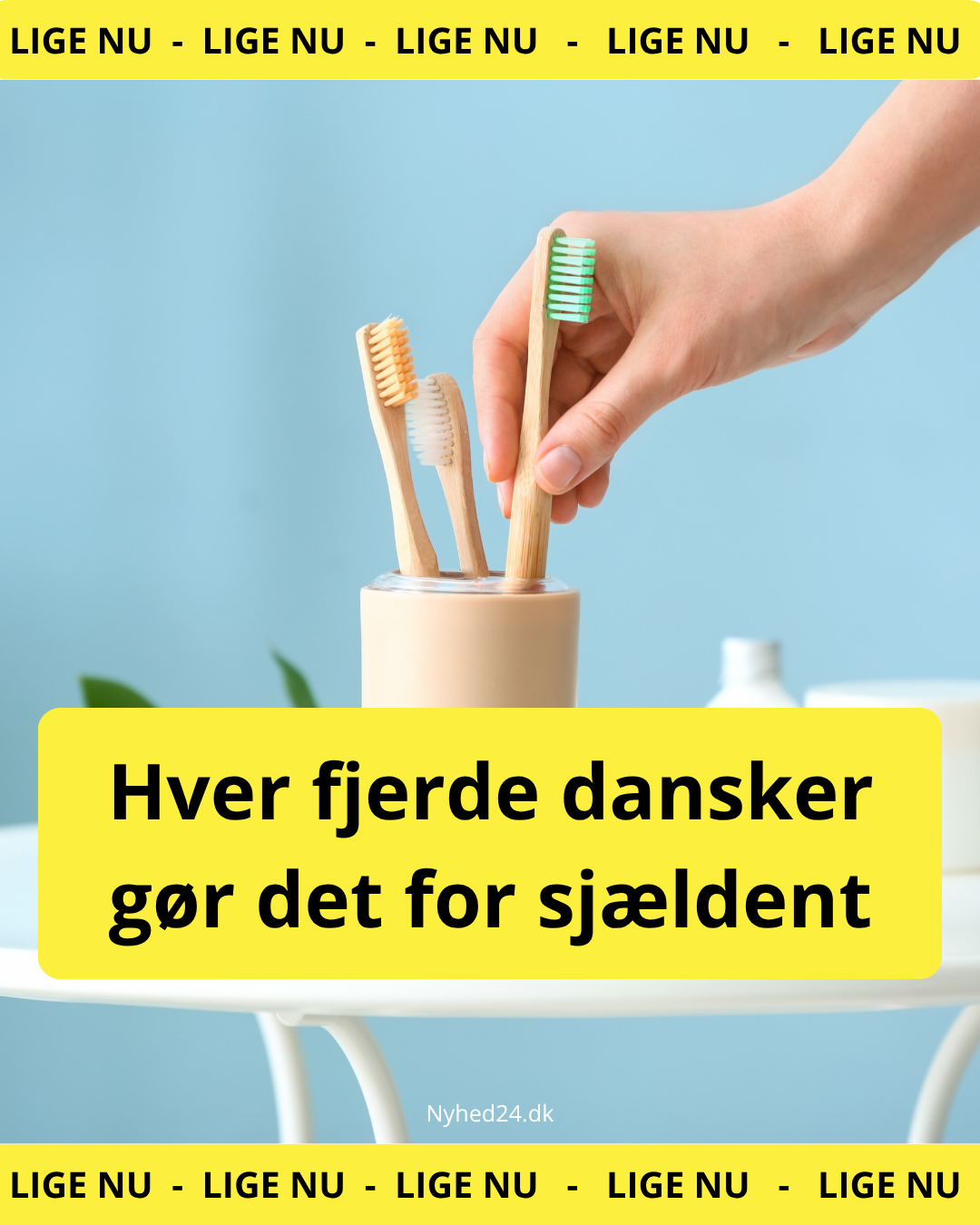 Hver fjerde dansker gør det for sjældent