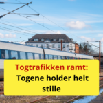 Togtrafikken ramt: Togene holder helt stille