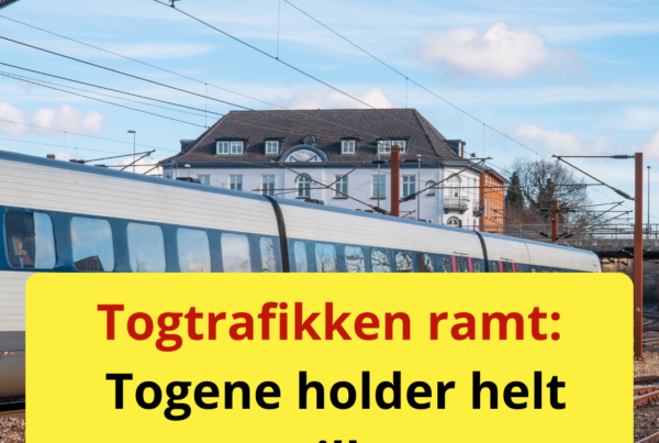 Togtrafikken ramt: Togene holder helt stille