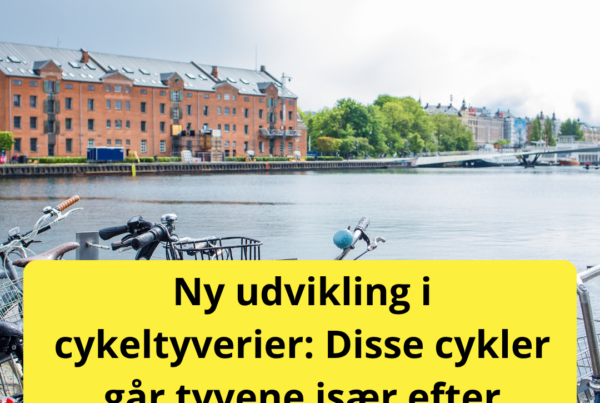 Ny udvikling i cykeltyverier: Disse cykler går tyvene især efter