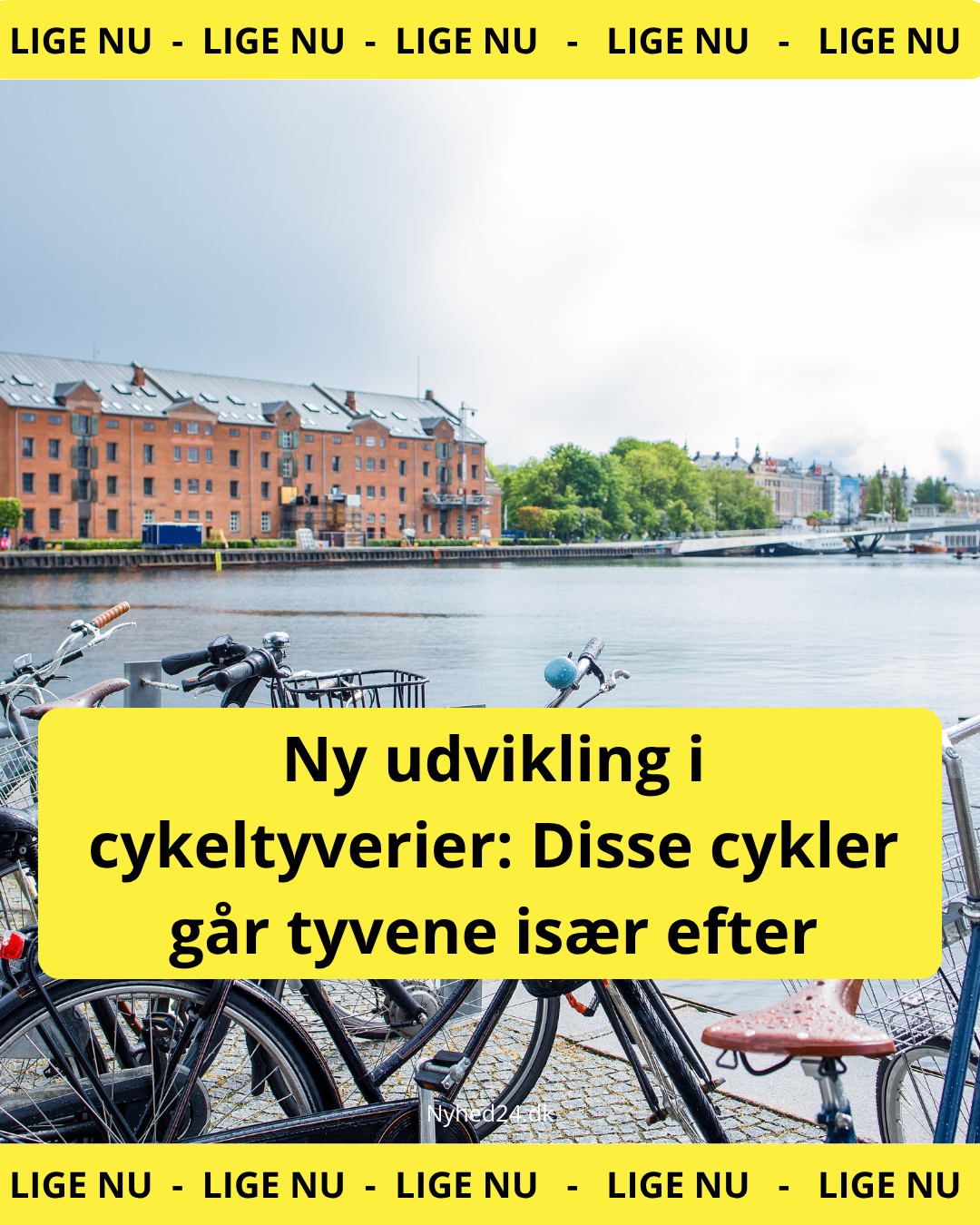 Ny udvikling i cykeltyverier: Disse cykler går tyvene især efter