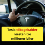 Tesla tilbagekalder næsten tre millioner biler