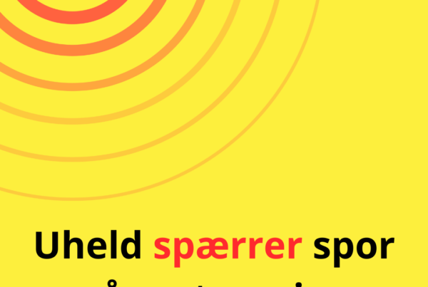 Uheld spærrer spor på motorvejen