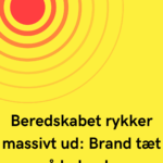 Beredskabet rykker massivt ud: Brand tæt på beboelse