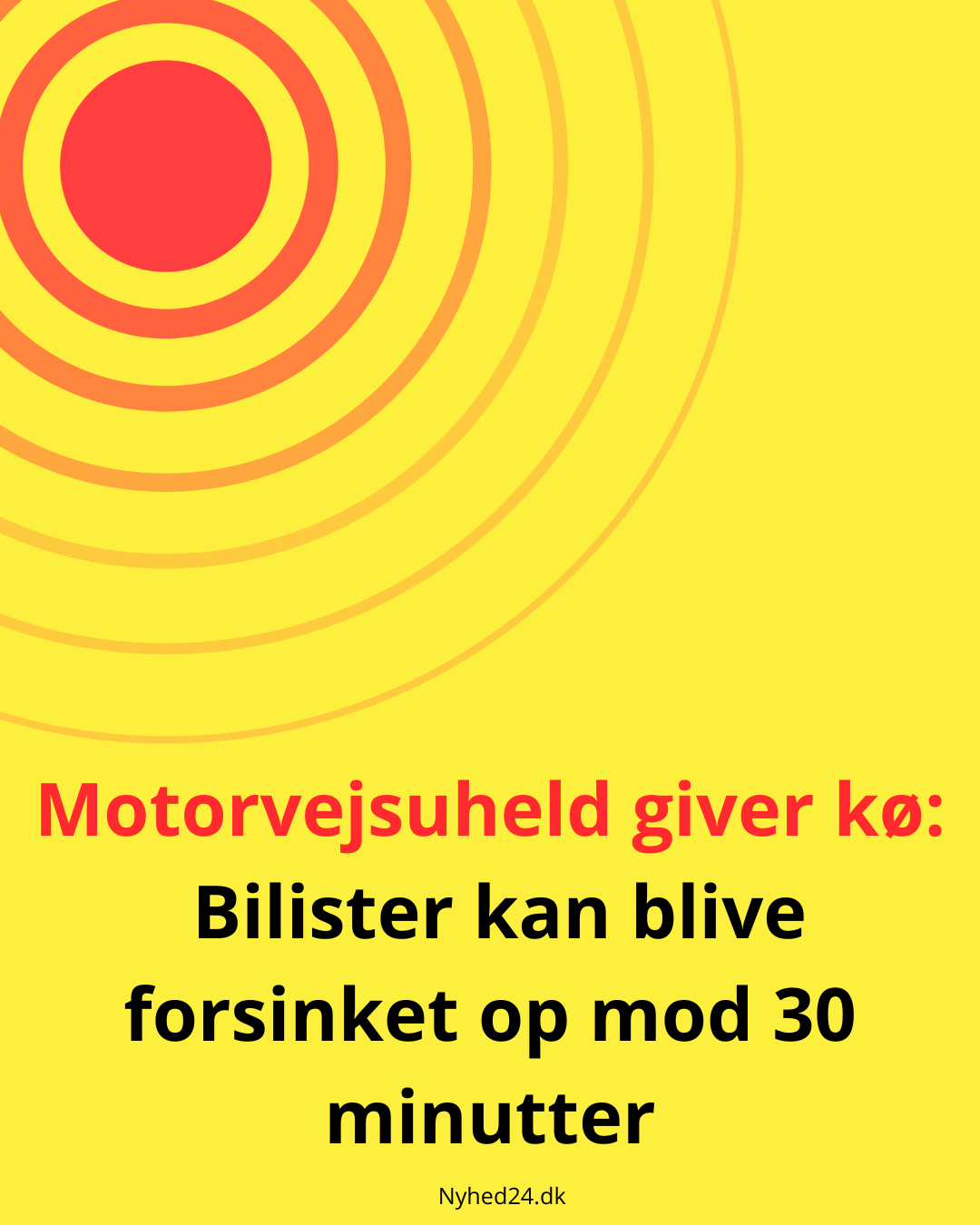 Uheld på motorvej skaber lang kø – bilister skal væbne sig med tålmodighed