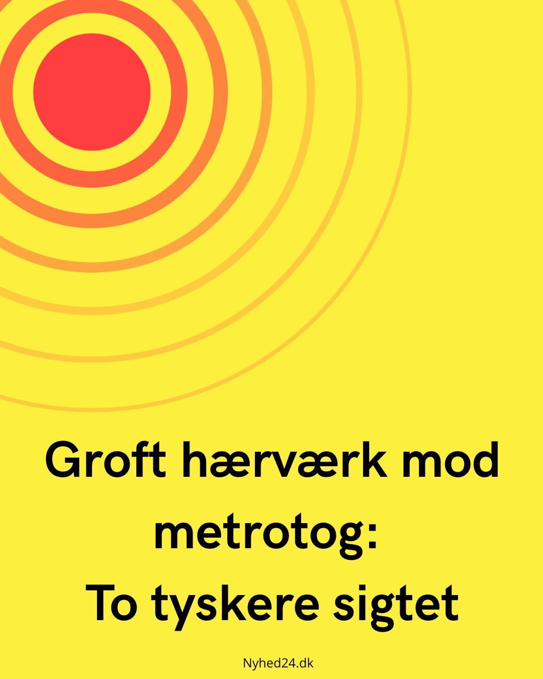 Groft hærværk mod metrotog: To tyskere sigtet