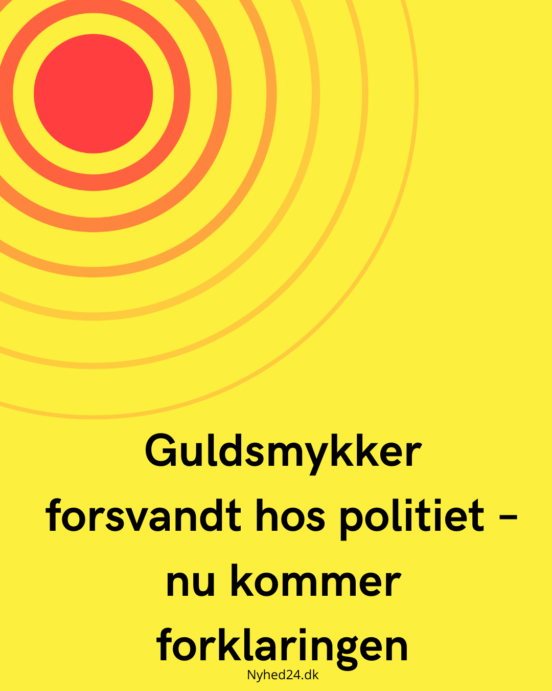 Guldsmykker forsvandt hos politiet – nu kommer forklaringen
