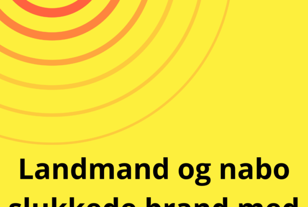 Landmand og nabo slukkede brand med dyner og skovle