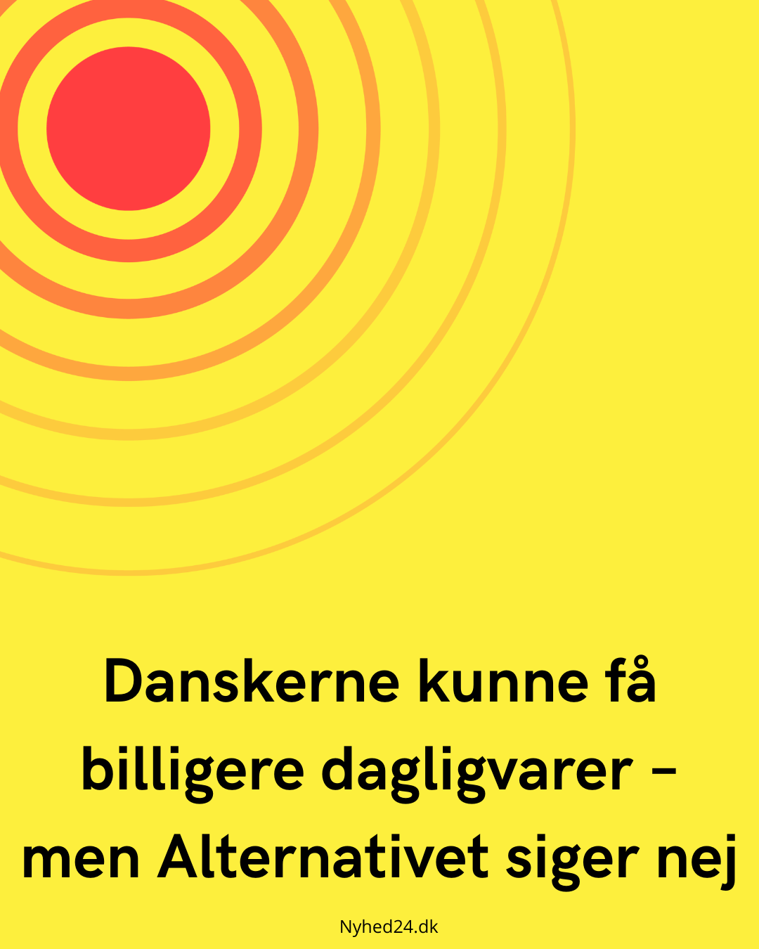 Danskerne kunne få billigere dagligvarer – men Alternativet siger nej