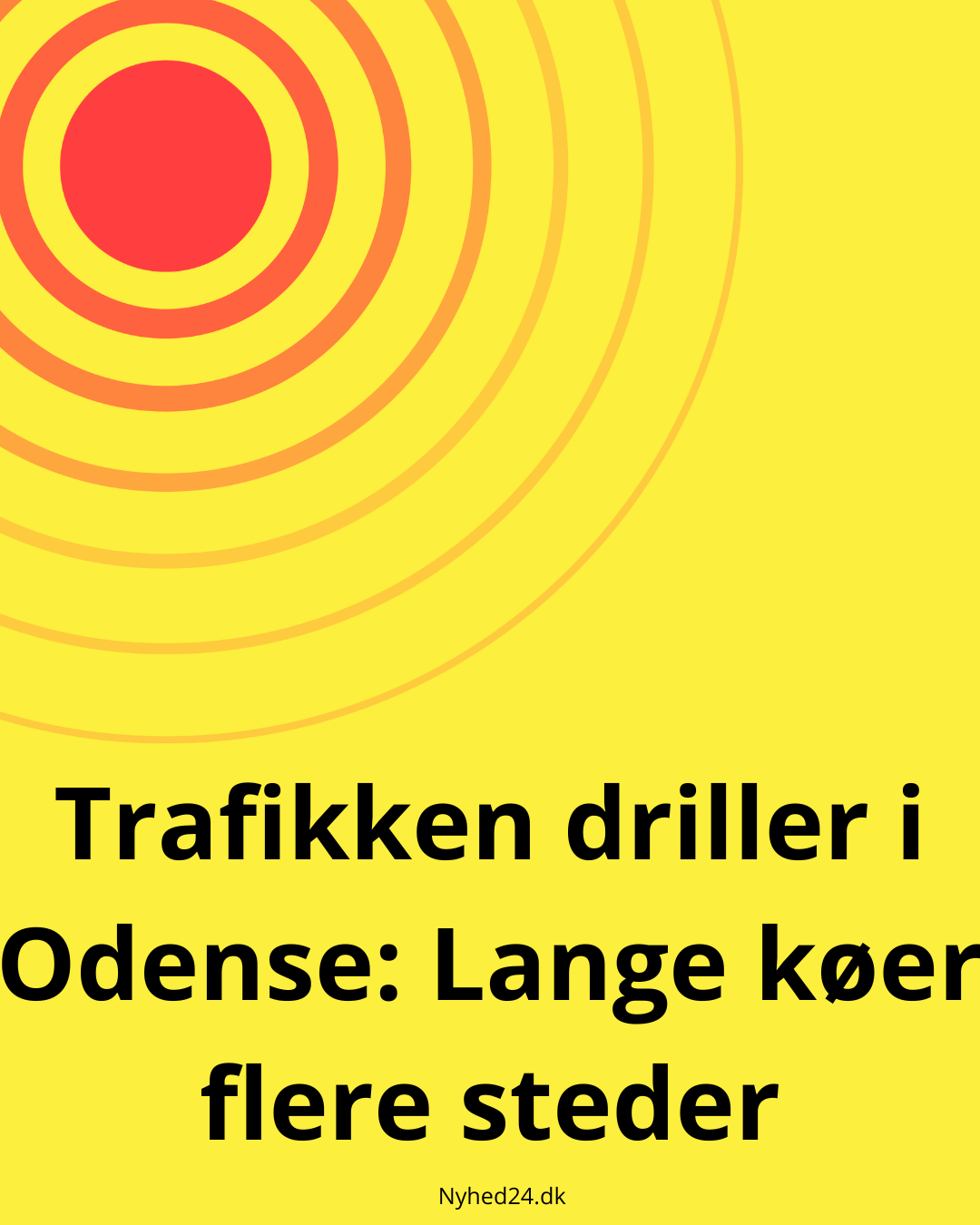 Trafikken driller i Odense: Lange køer flere steder