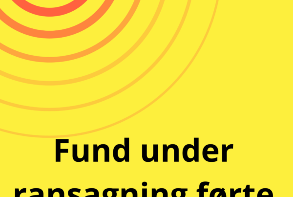 Fund under ransagning førte til anholdelse