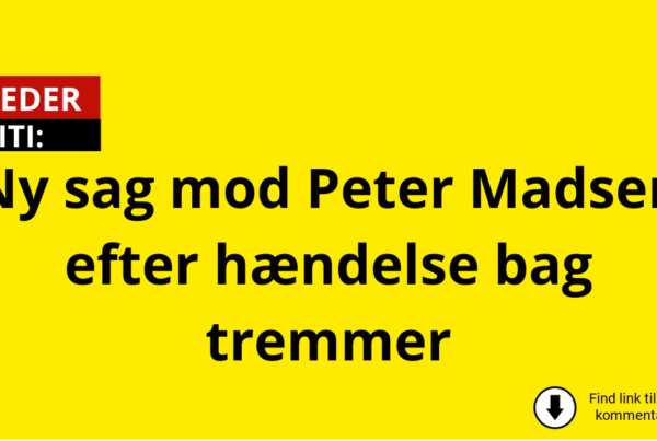 Ny sag mod Peter Madsen efter hændelse bag tremmer