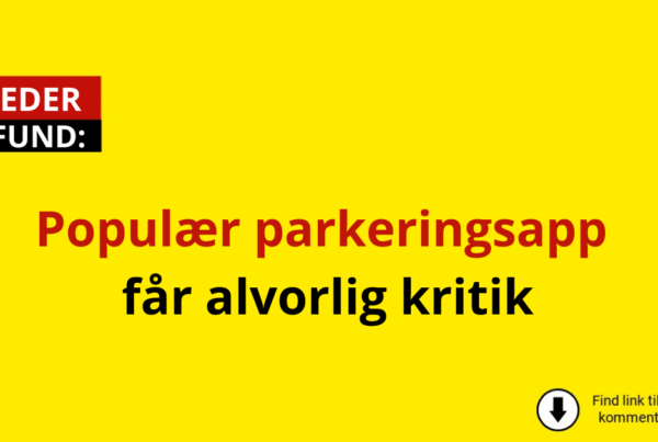 Populær parkeringsapp får alvorlig kritik