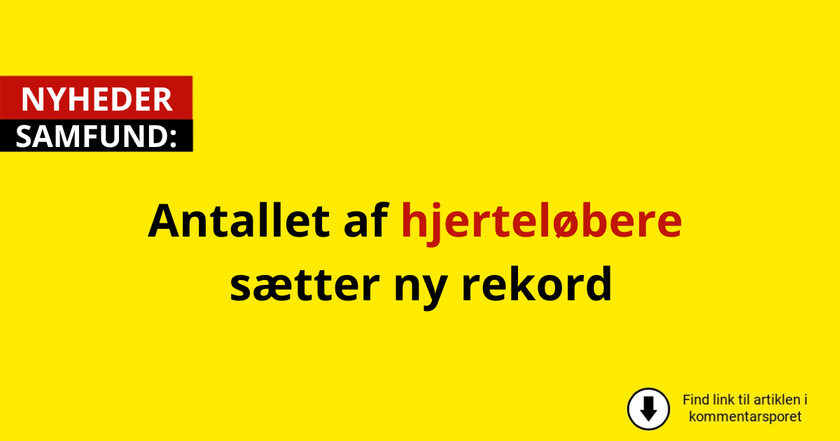 Antallet af hjerteløbere sætter ny rekord