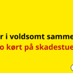 Tre biler i voldsomt sammenstød – to kørt på skadestuen