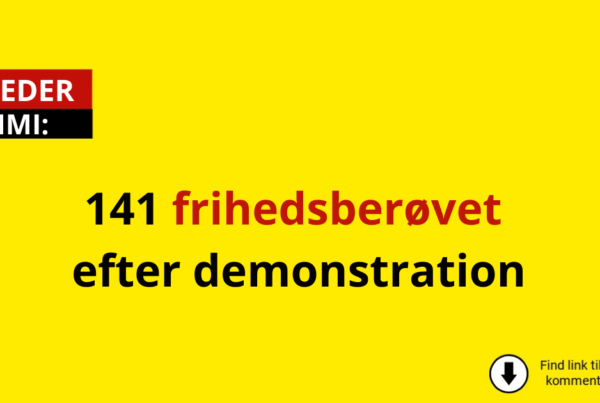 141 frihedsberøvet