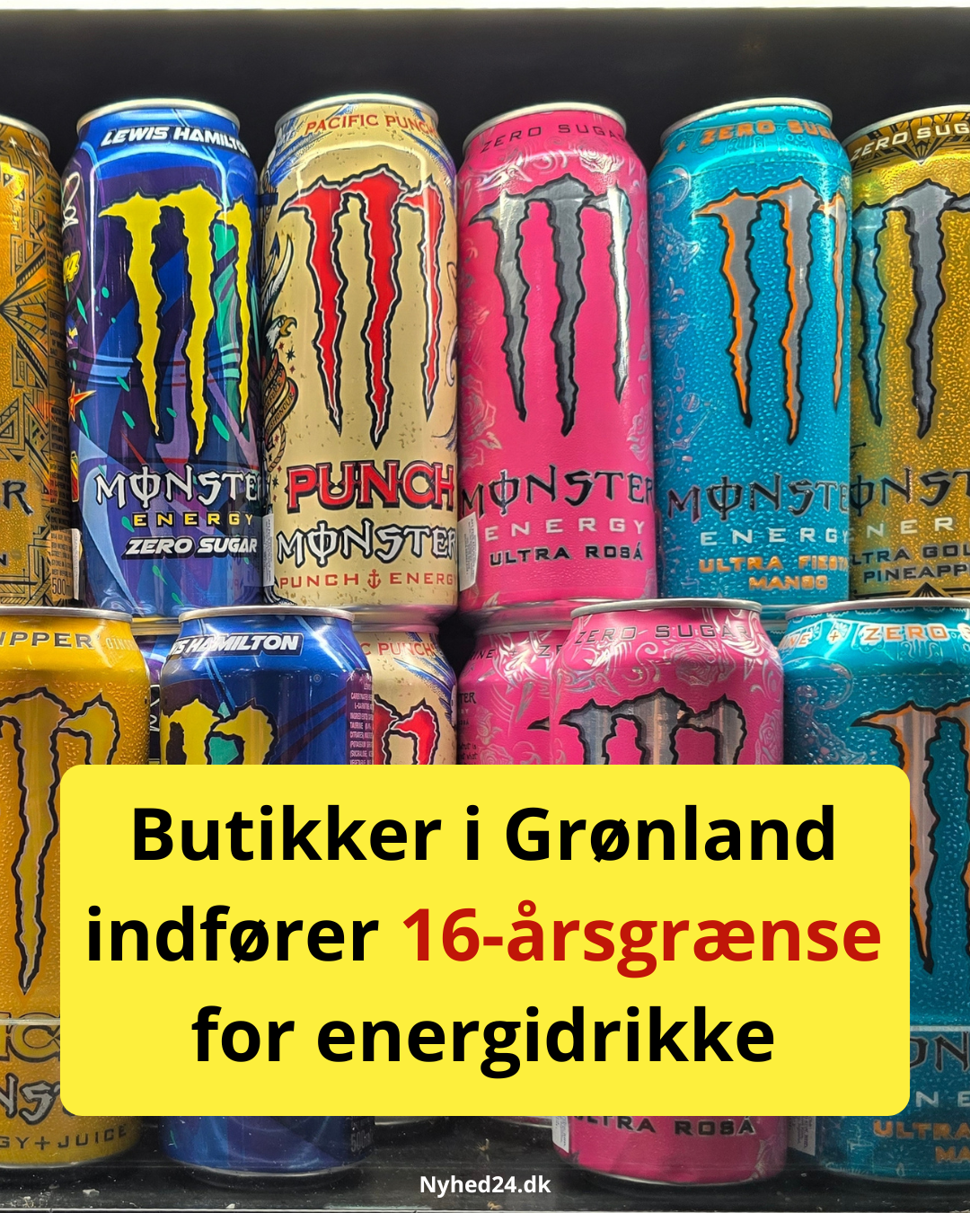 Butikker i Grønland indfører 16-årsgrænse for energidrikke