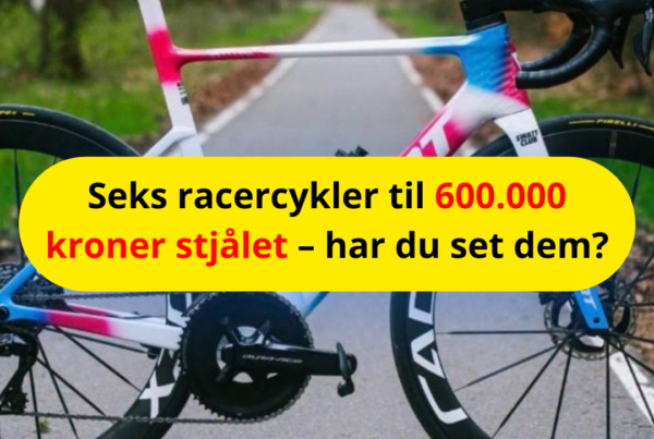 Seks racercykler til 600.000 kroner stjålet – har du set dem?