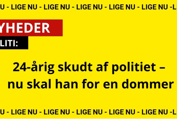 24-årig skudt af politiet – nu skal han for en dommer