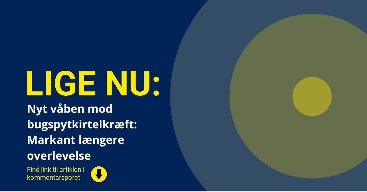 Nyt våben mod bugspytkirtelkræft: Markant længere overlevelse