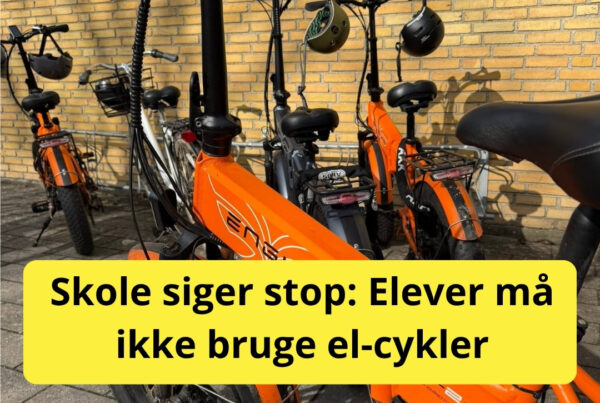 Skole siger stop: Elever må ikke bruge el-cykler