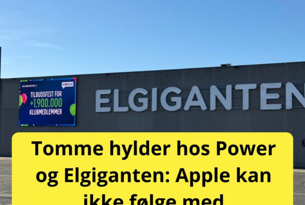 Tomme hylder hos Power og Elgiganten: Apple kan ikke følge med