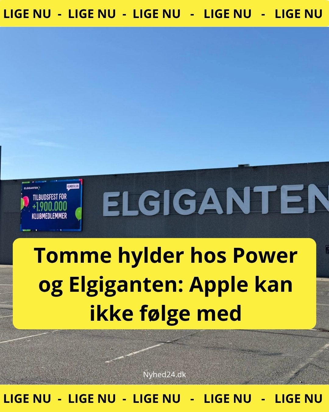 Tomme hylder hos Power og Elgiganten: Apple kan ikke følge med