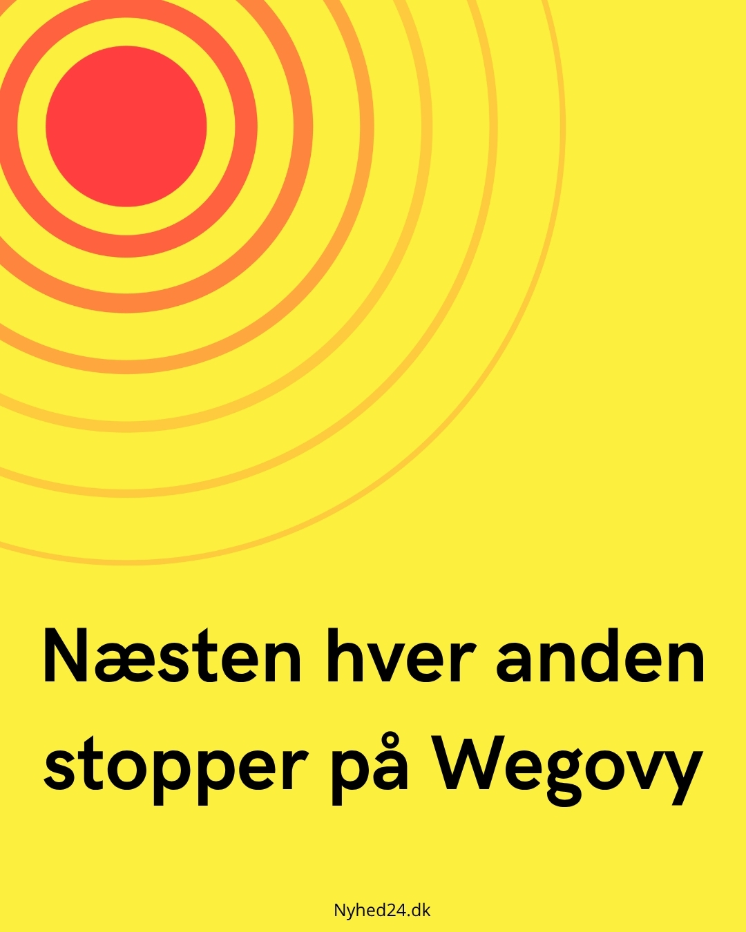 Næsten hver anden stopper på Wegovy