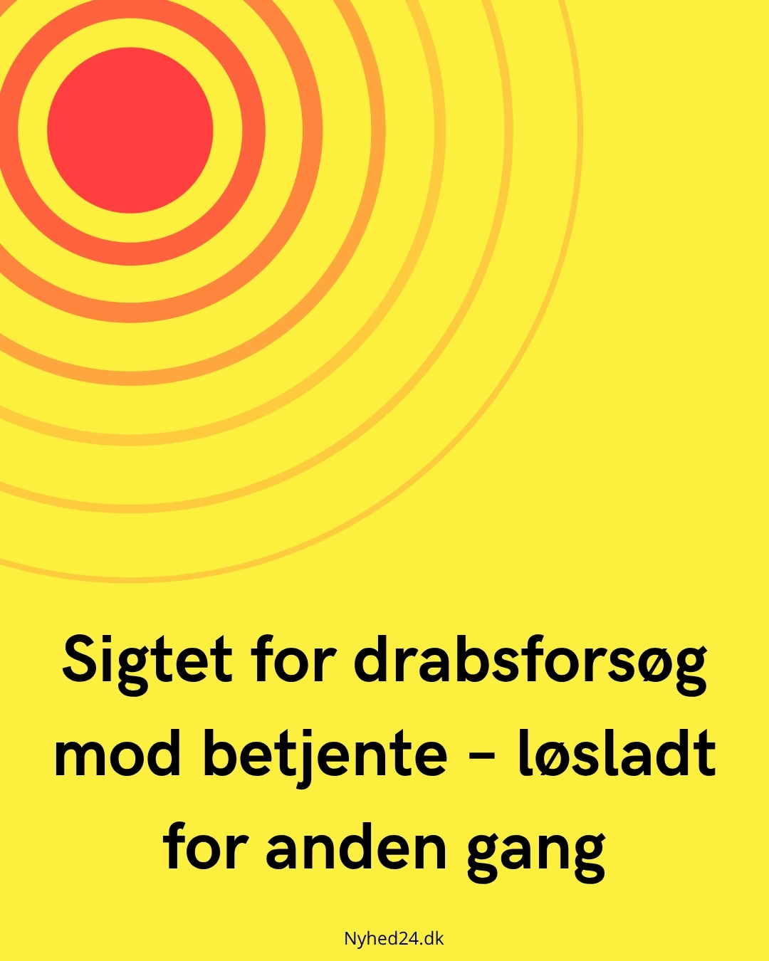 Sigtet for drabsforsøg mod betjente – løsladt for anden gang