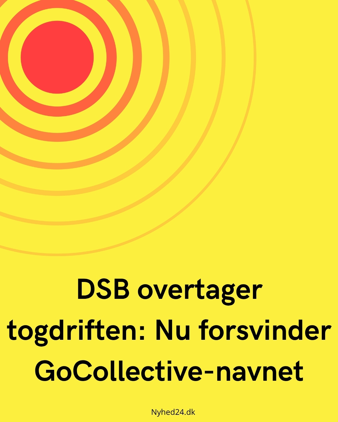 DSB overtager togdriften: Nu forsvinder GoCollective-navnet