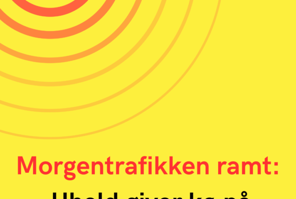 Morgentrafikken ramt: Uheld giver kø på motorvejen