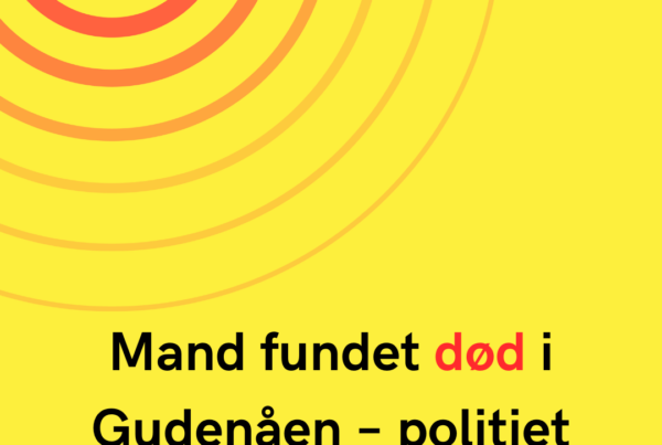 Mand fundet død i Gudenåen – politiet undersøger mulig kriminalitet