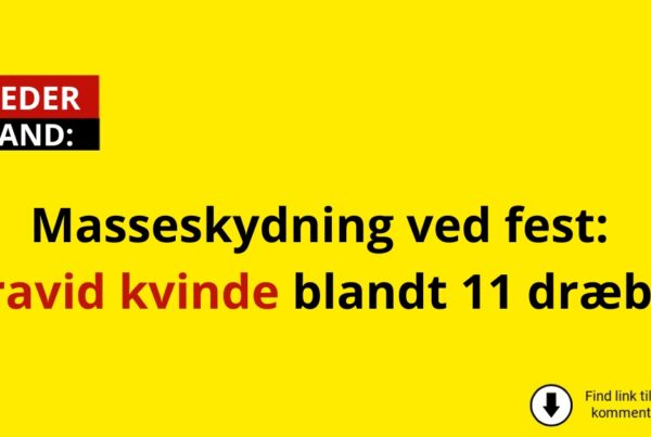 Masseskydning ved fest: Gravid kvinde blandt 11 dræbte