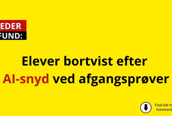 Elever bortvist efter AI-snyd ved afgangsprøver