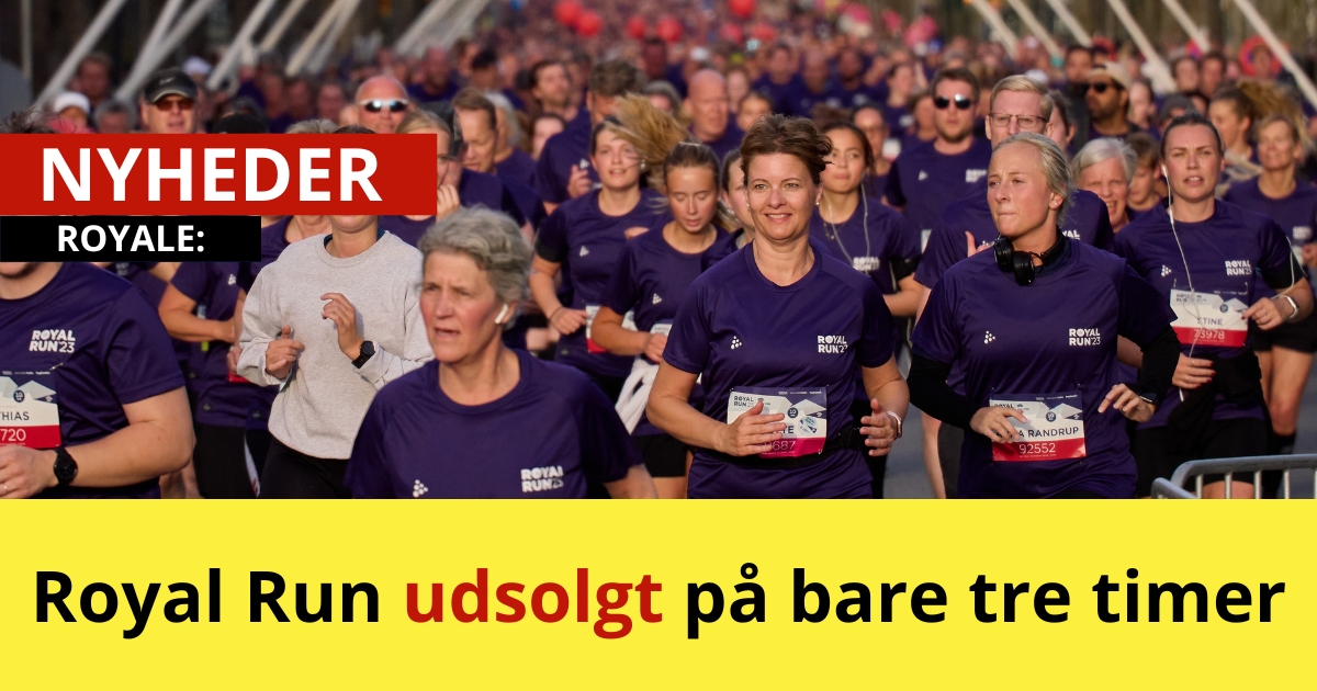 Royal Run udsolgt på bare tre timer