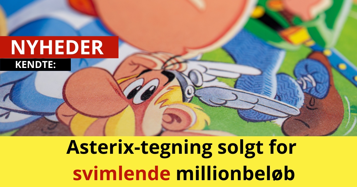 Asterix-tegning solgt for svimlende millionbeløb