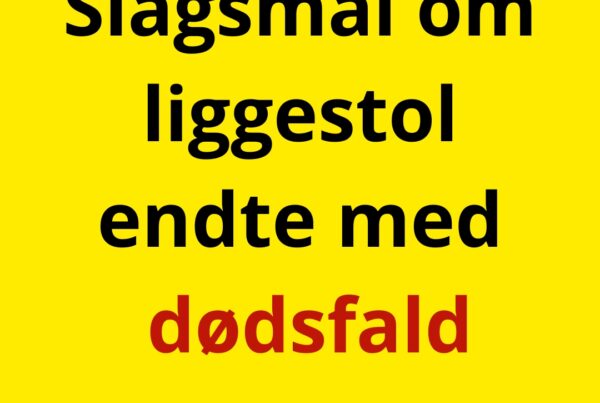 Slagsmål om liggestol endte med dødsfald