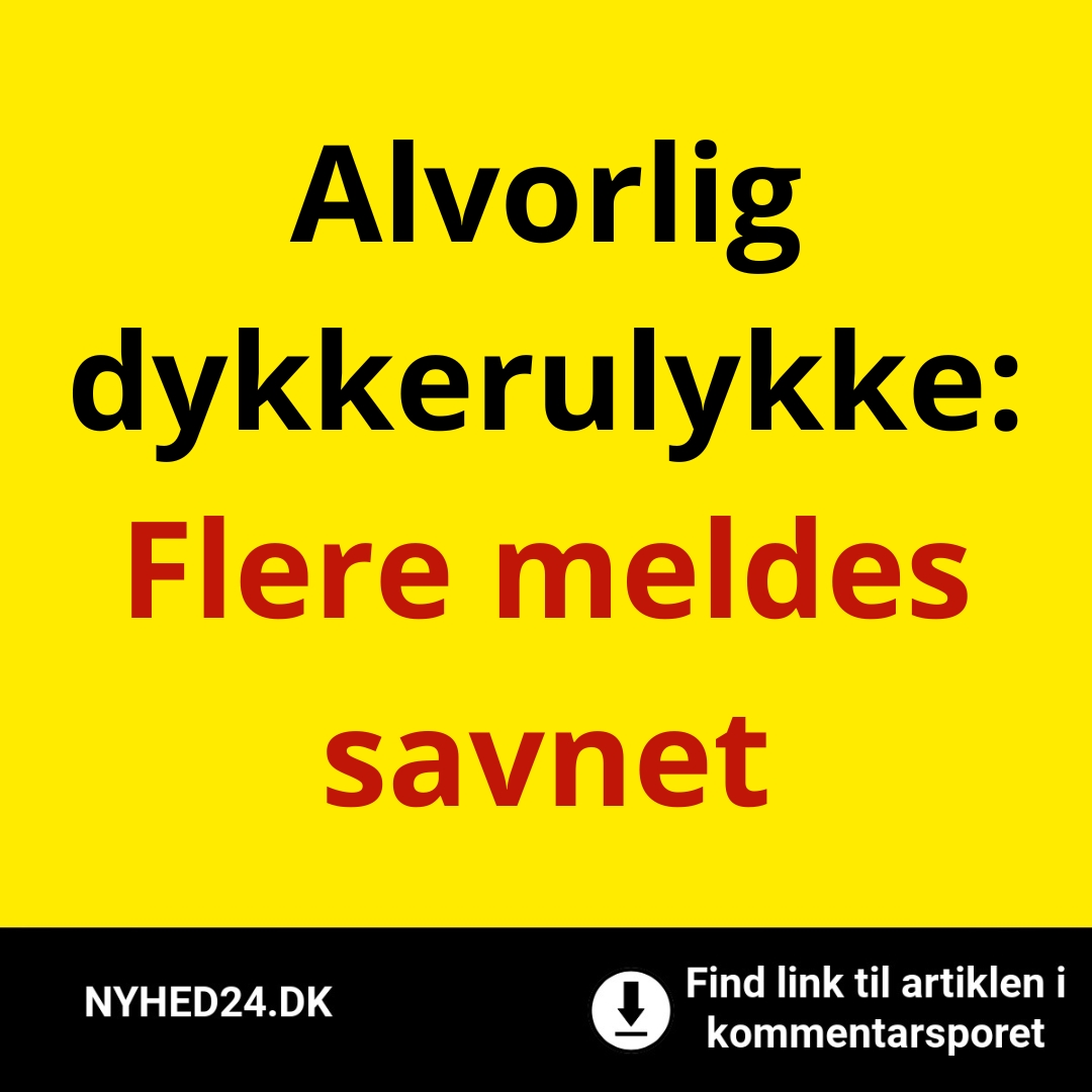 Alvorlig dykkerulykke: Flere meldes savnet