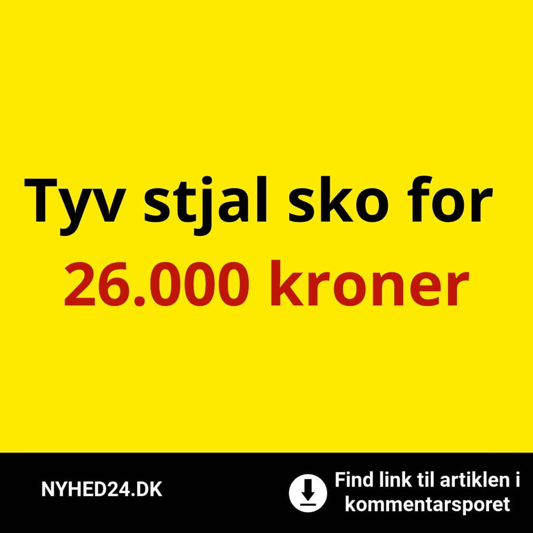 Tyv stjal sko for 26.000 kroner