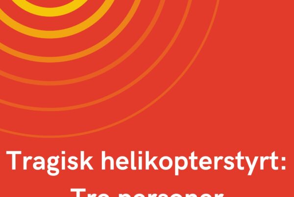 Tragisk helikopterstyrt: Tre personer omkommet